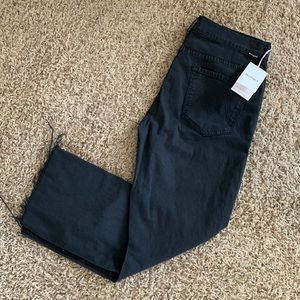 Insider crop step fray